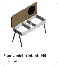 Escrivaninha Infantil Hiba (PT)