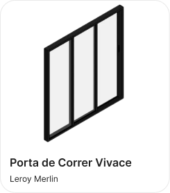 Porta de Correr Vivace (PT)