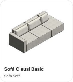 Sofá Clausi Basic (PT)