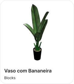 Vaso com Bananeira (PT)