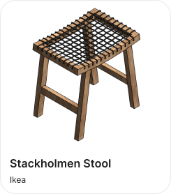 Banquinho Stackholmen (EN)