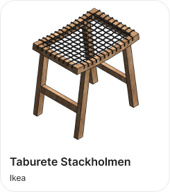 Banquinho Stackholmen (ES)