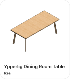 Mesa de Jantar Ypperlig (EN)