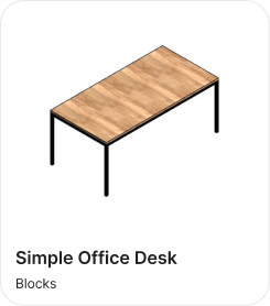 Mesa de Trabalho Simples (EN)