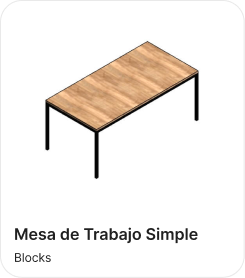 Mesa de Trabalho Simples (ES)